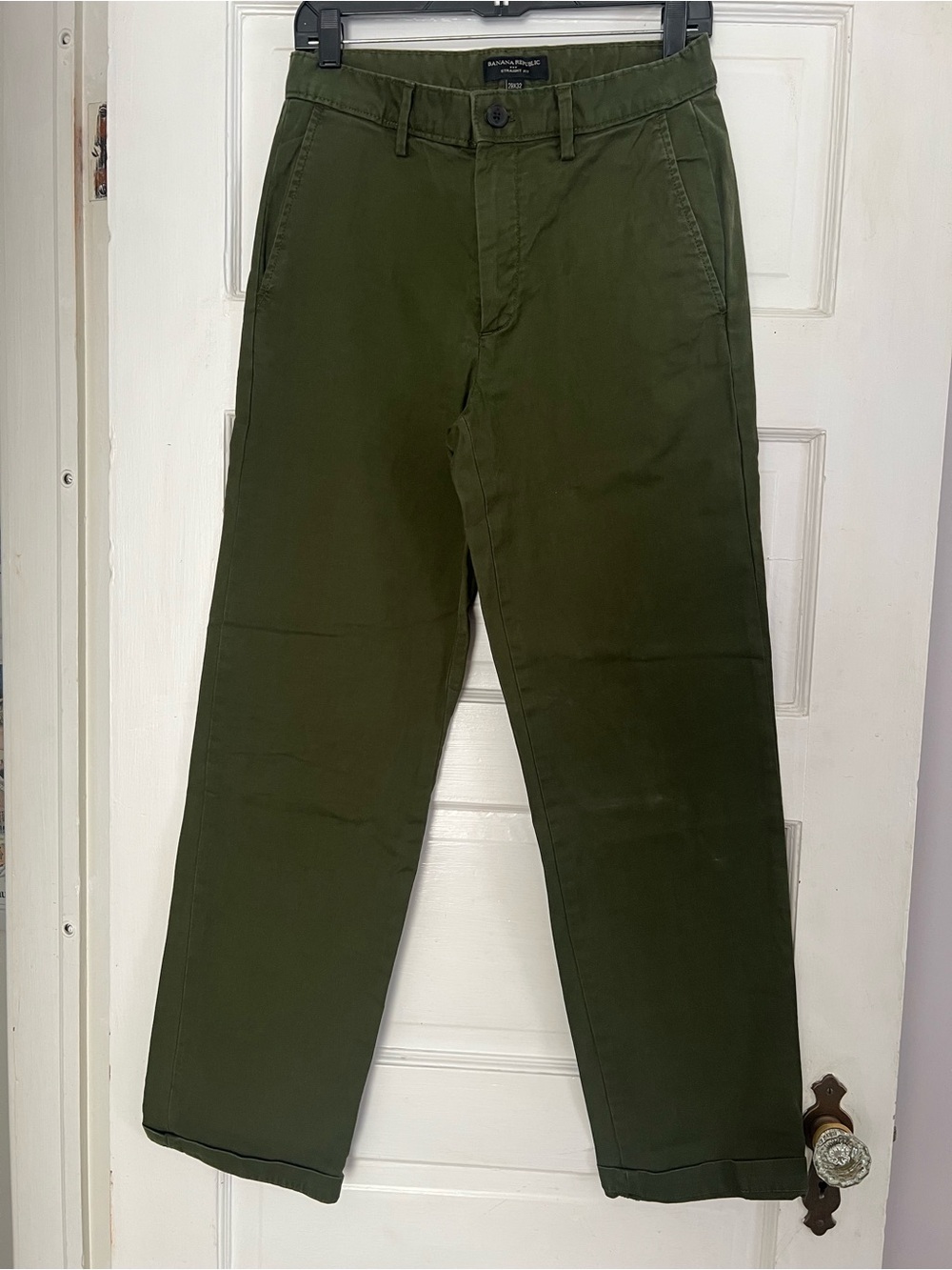 Banana Republic Dark Olive Men's Chinos